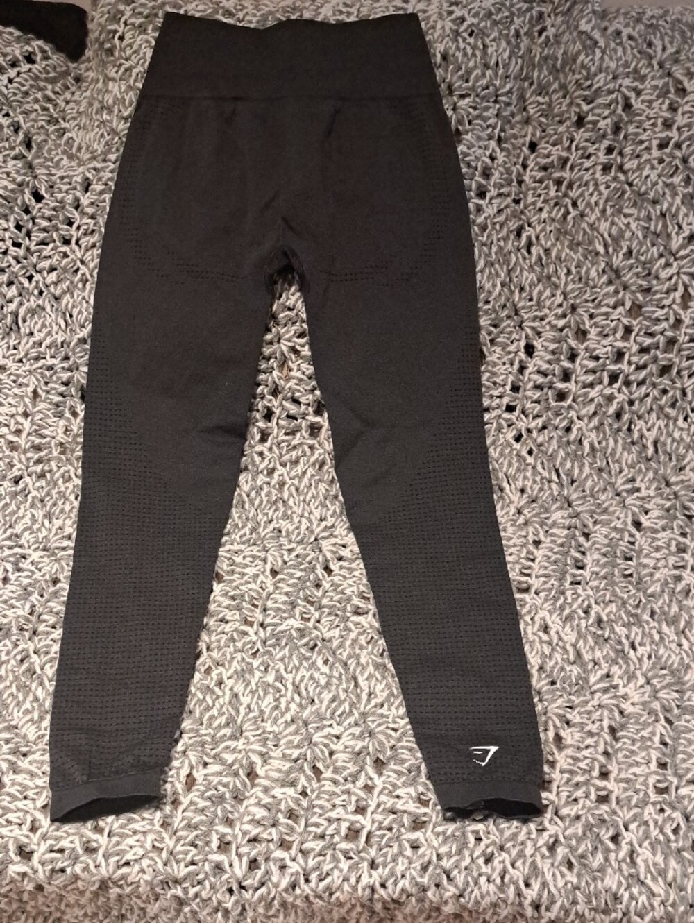 502 - Gymshark Charcoal Black Seamless Leggings | Small - Picture 4 of 6